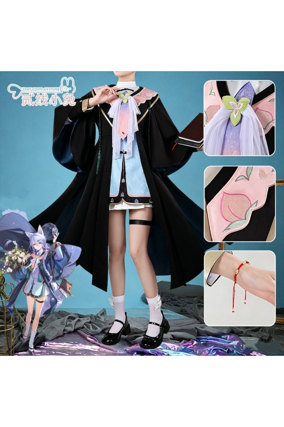 2XXT Cosplay Arknights Xingzhu Spring in Her Lens Outfit Cosplay Costume